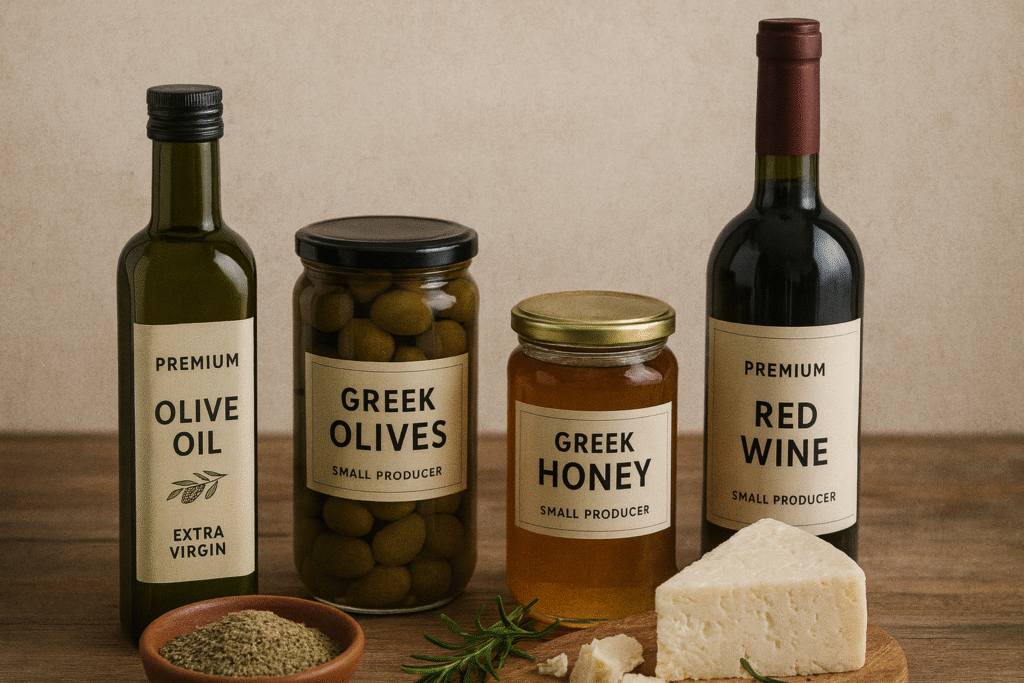 products of greek small producers